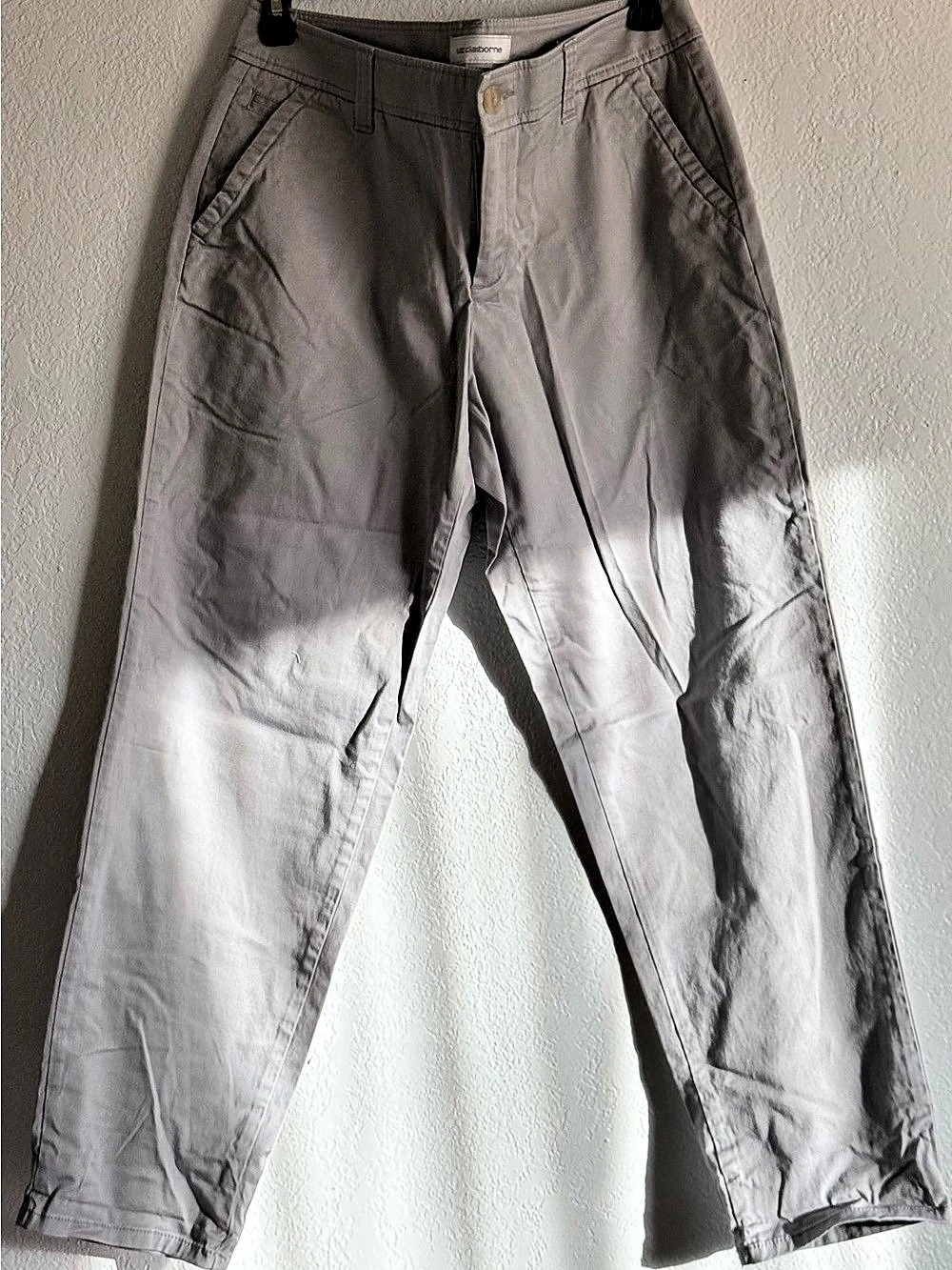 Liz Claiborne Classic Straight Leg Pants in Gray Size 8 Like New